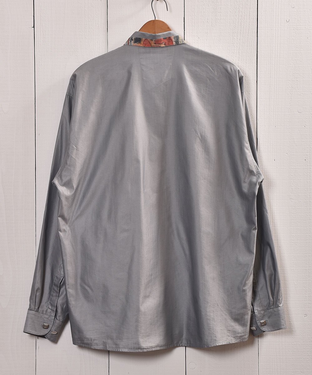 󥰥꡼ ڤؤ åȥ󥷥 | Long-Sleeve Cotton Shirt Switched Patternͥ
