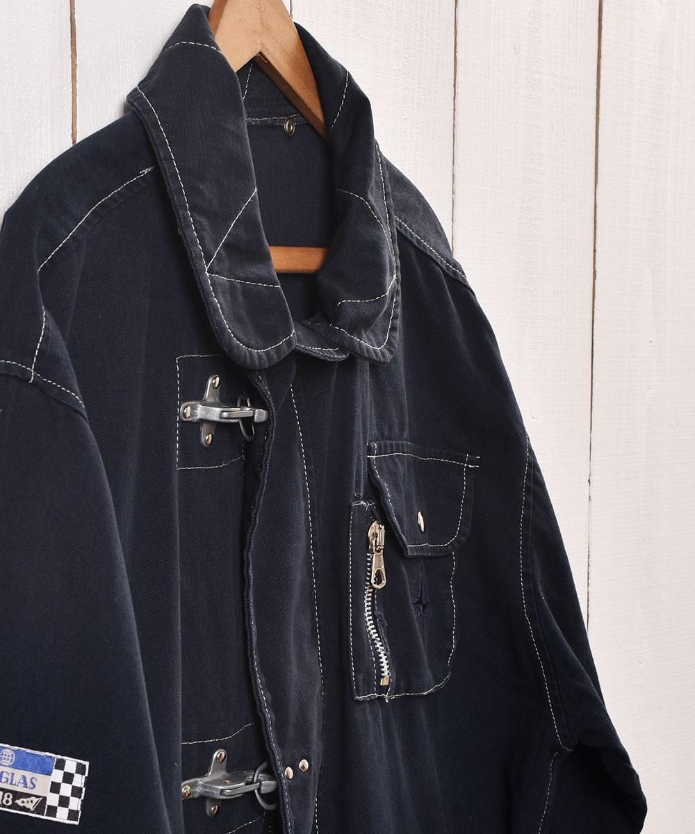 【vintage】80's Italy製fireman jacket