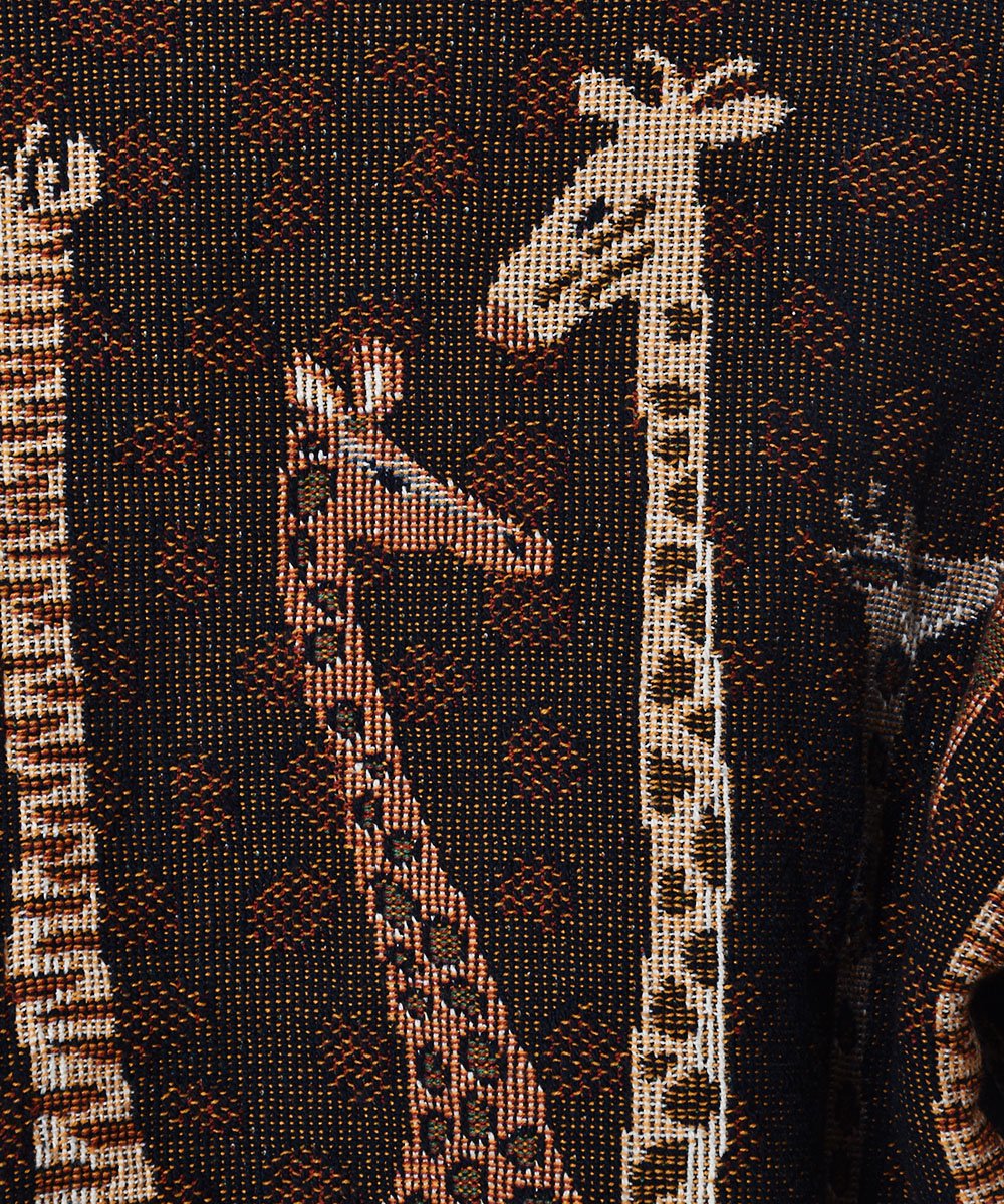  ڥȥ꡼ 㥱åȡGiraffe Pattern Tapestry Jacketͥ