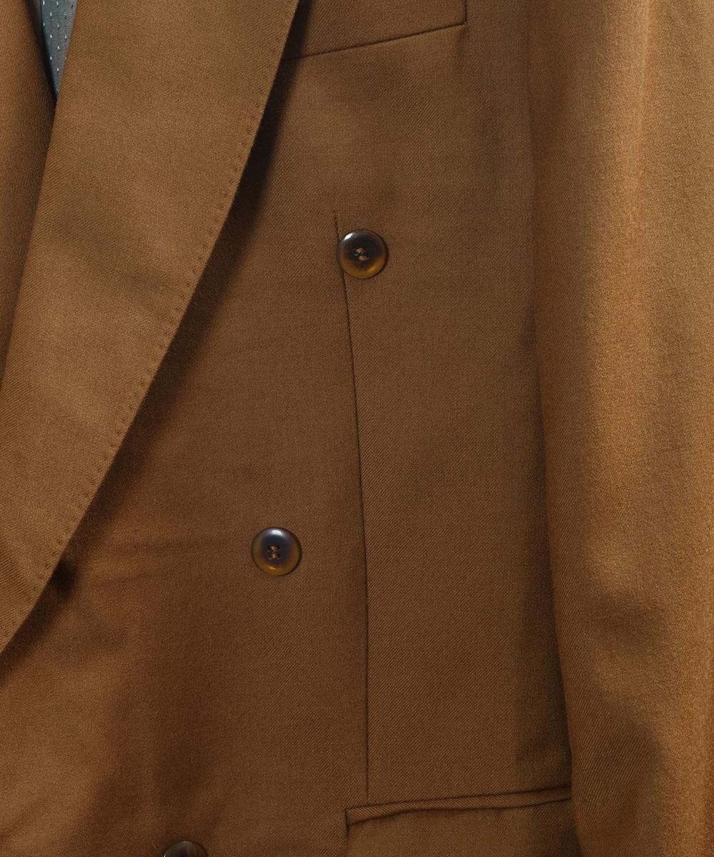 アルアバイルキャメルダブルブレスト テーラードジャケット アルアバイルキャメルダブルブレスト テーラードジャケット