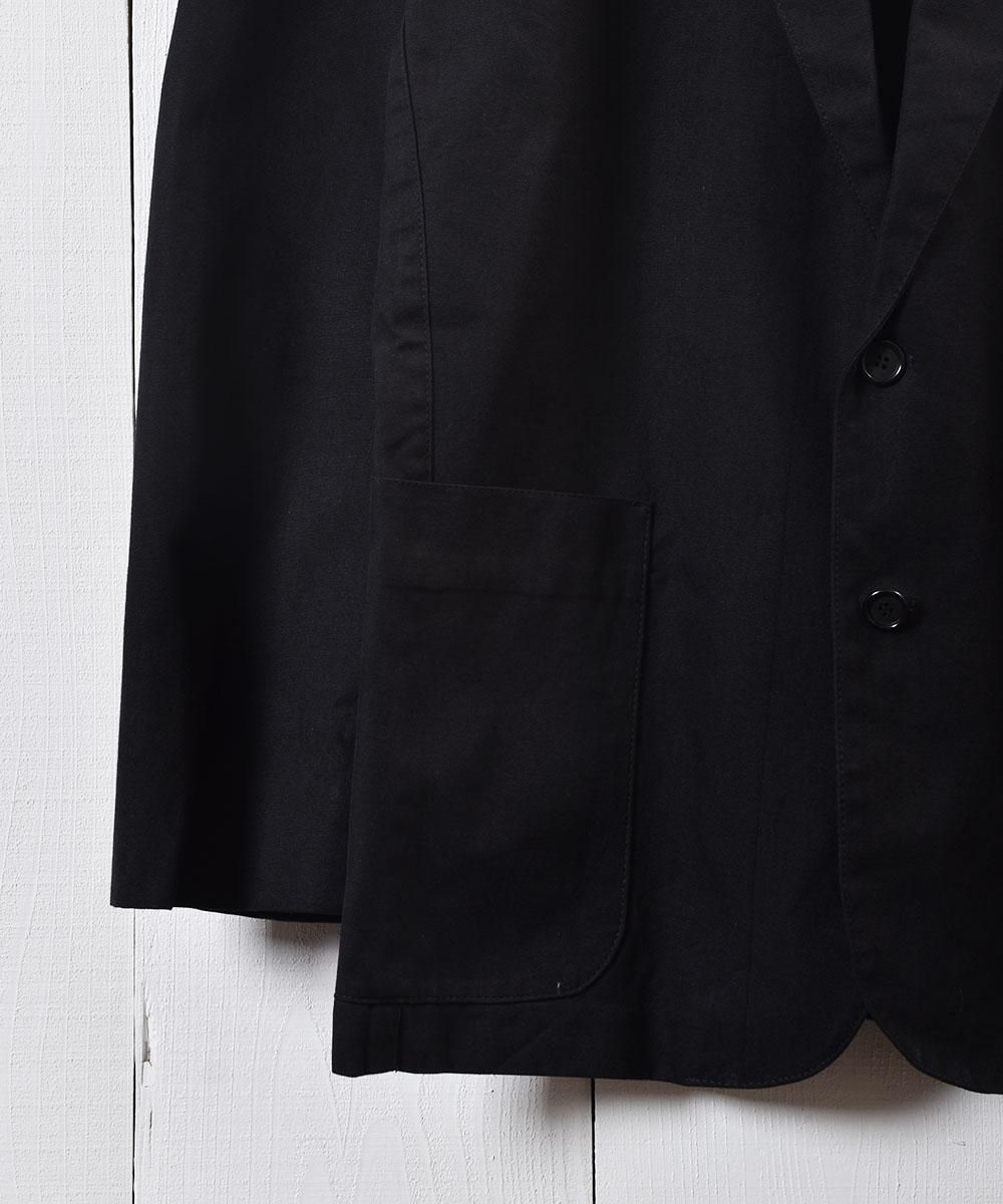 アンコンタイプ ブラック デザインテーラードジャケット