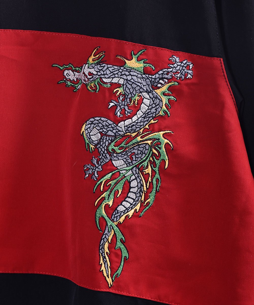 【WHITELAND ホワイトランド】ドラゴン刺繍 DRAGON TRACK