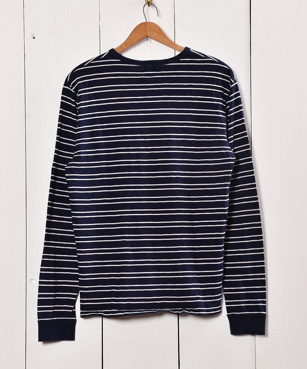 J. 롼 ܡ 󥰥꡼T| J. CREW Border Long Sleeve T Shirtͥ