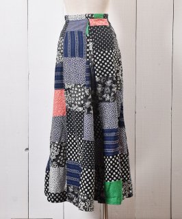 微 ѥå åȥ ե쥢  ޥFrower Pattern  Cotton Skirt  Maxi length Υͥå 岰졼ץե롼 ࡼ