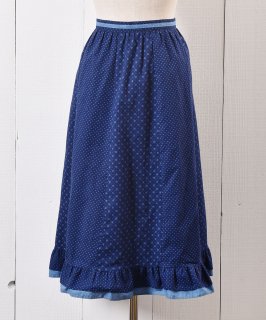 衼å    ߥǥMade in Euro Frower Pattern Tylol Skirt Midi length Υͥå 岰졼ץե롼 ࡼ