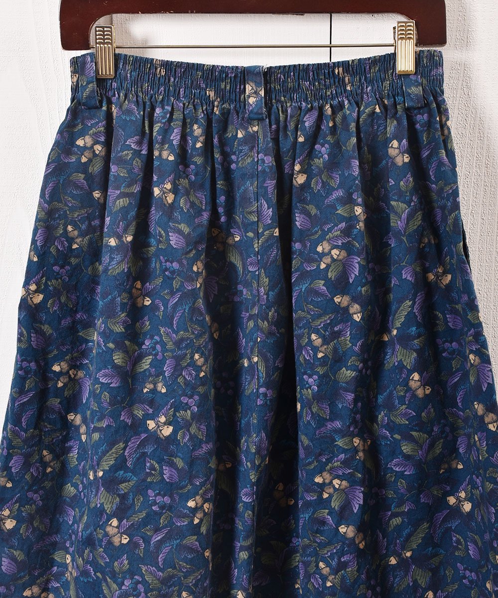 ʥ ƺ ܥ åȥ  ߥǥMade in Canada Grapes Pattern Front Buton Skirt  Midi lengthͥ