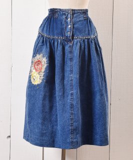 她åդ ǥ ǥ˥  ߥǥRivet Denim Skirt Midi length Υͥå 岰졼ץե롼 ࡼ