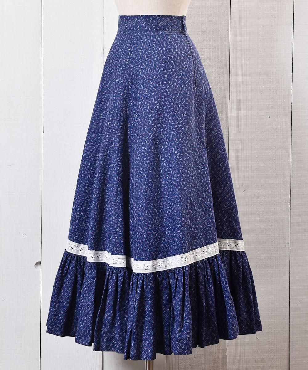 キャロウェイ ミニスカート リバーシブル柄リボンスカート