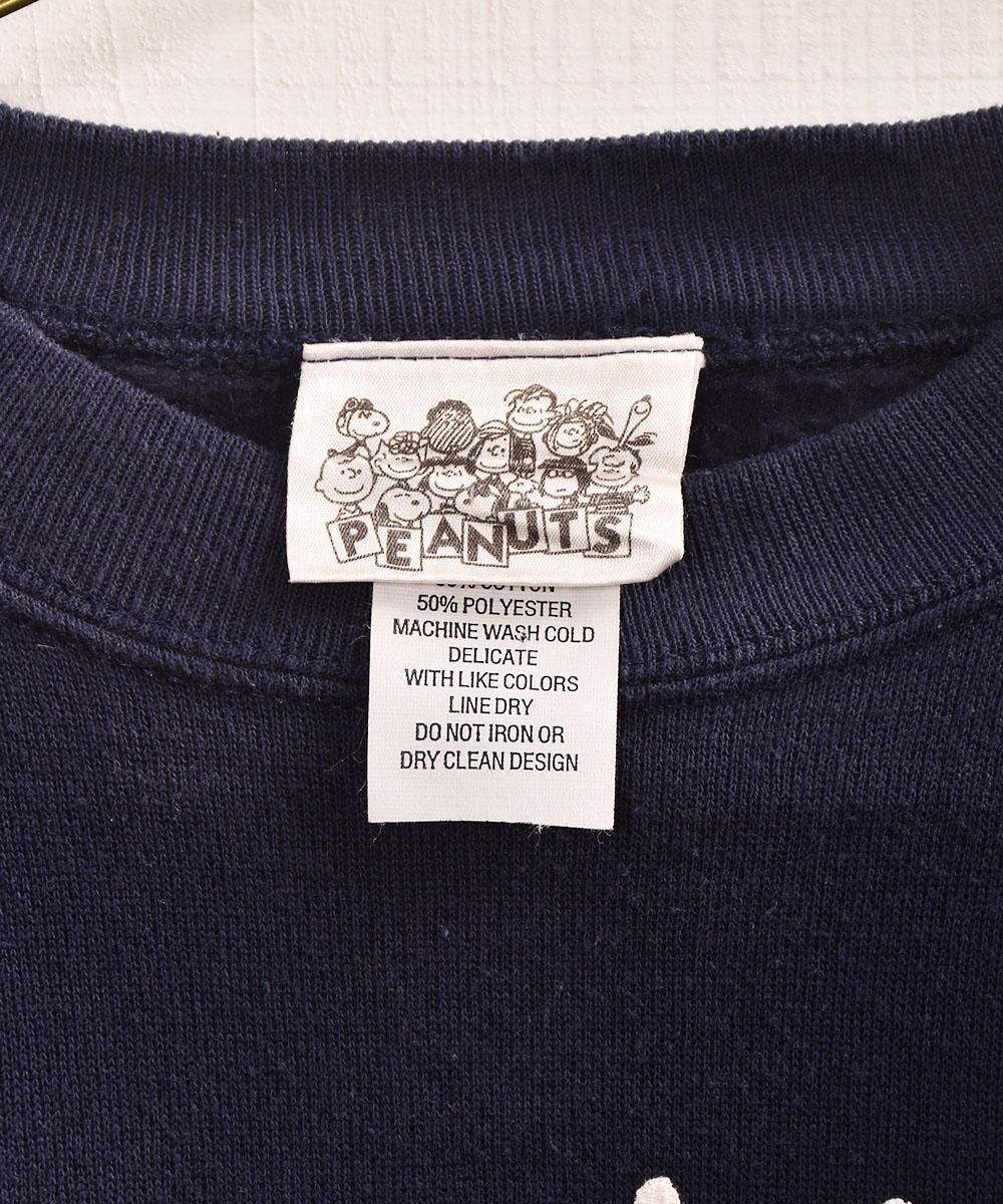 ꥫ ̡ԡ å ͥӡ Made in USA PEANUT Snoopy Print Sweat Navyͥ