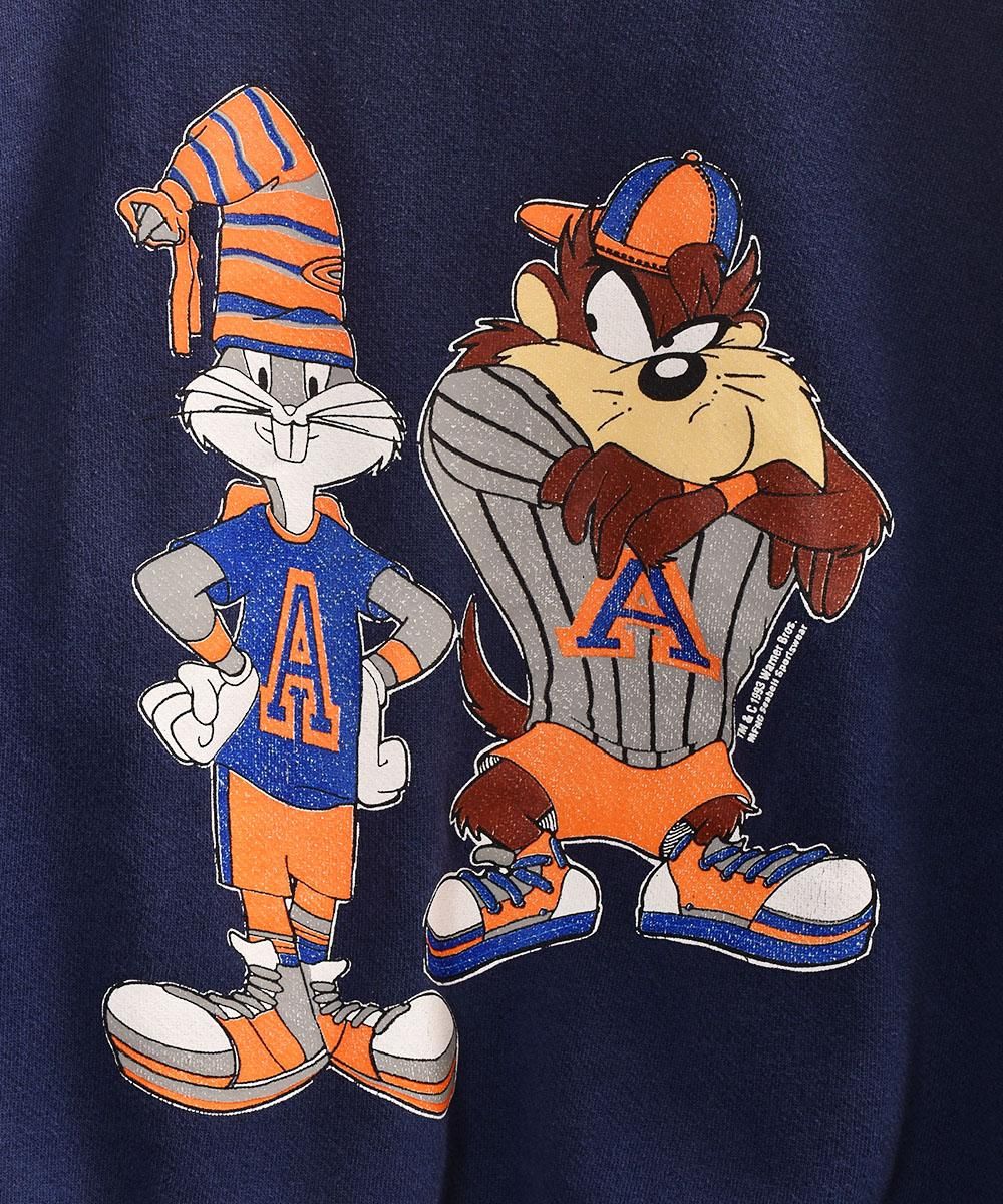 ꥫ 롼ˡƥ塼 å ͥӡ Made in USA Looney Tunes Print Sweat Navyͥ