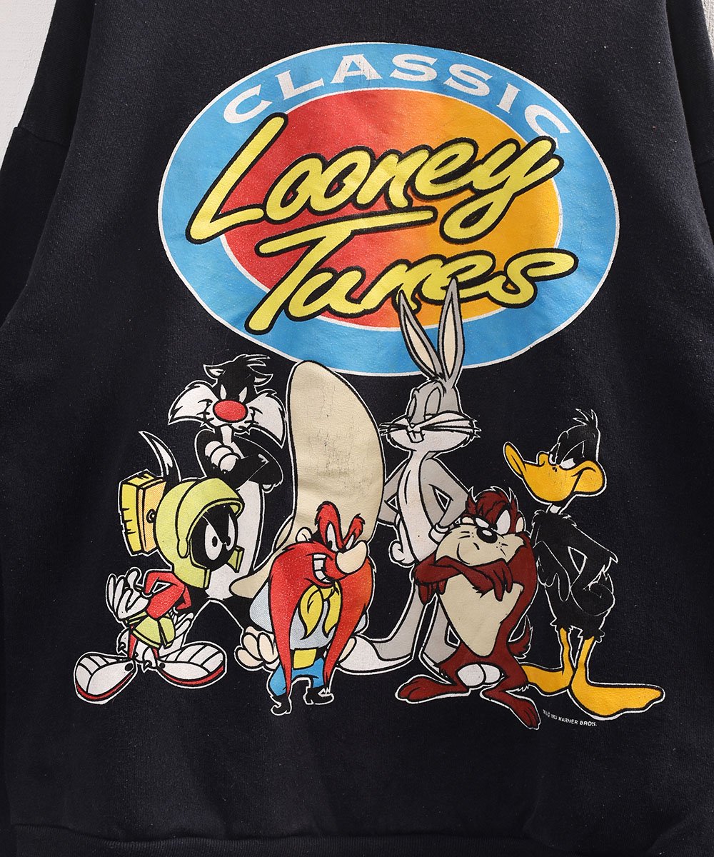 ꥫ 롼ˡƥ塼 å ͥӡ Made in USA Looney Tunes Print Sweat Navyͥ