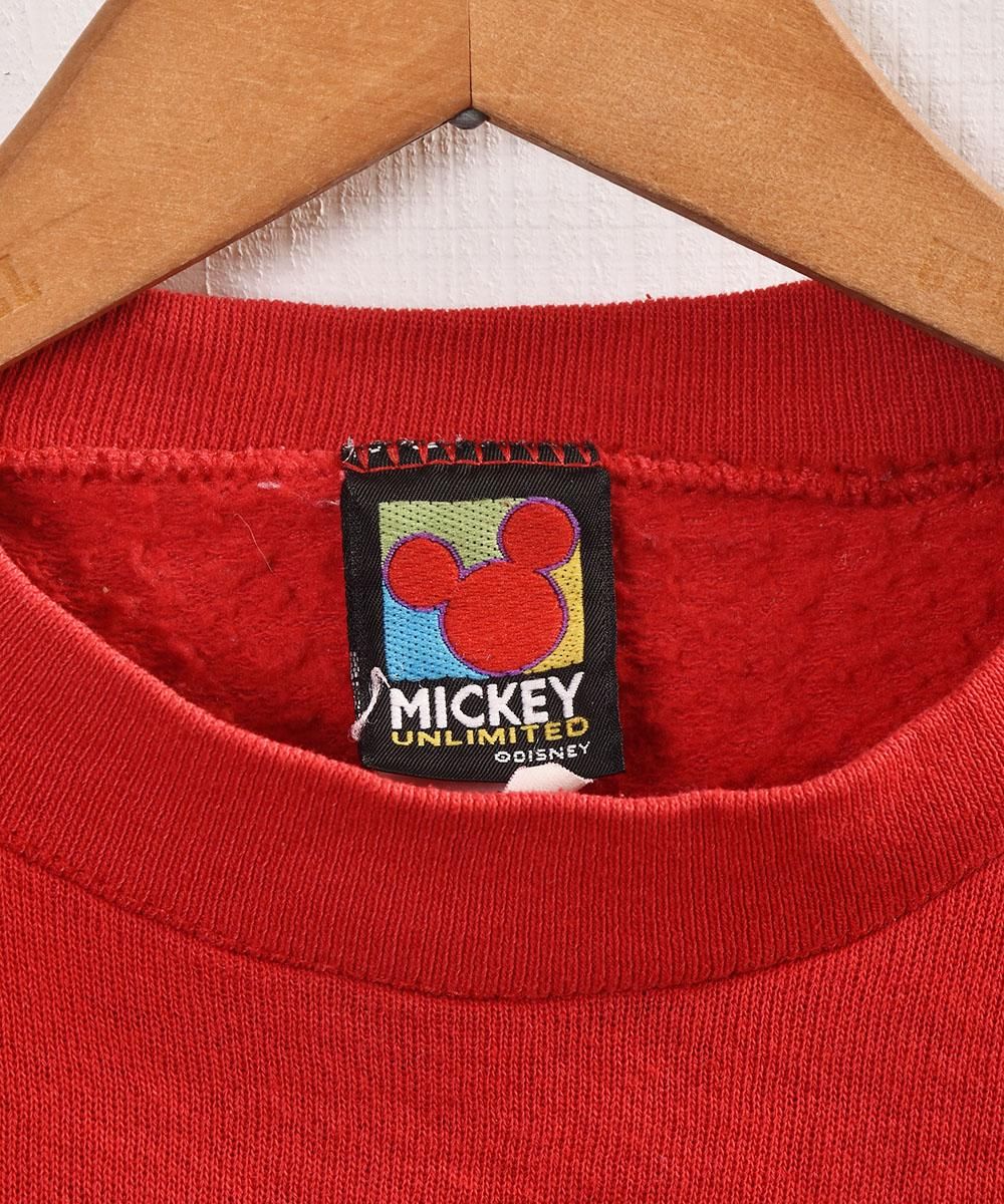 アメリカ製 ディズニー ミッキーマウスプリント スウェット Made In Usa Disney Print Sweat 古着のネット通販サイト 古着屋グレープフルーツムーン Grapefruitmoon Onlineshop ヴィンテージアイテム レトロファッション