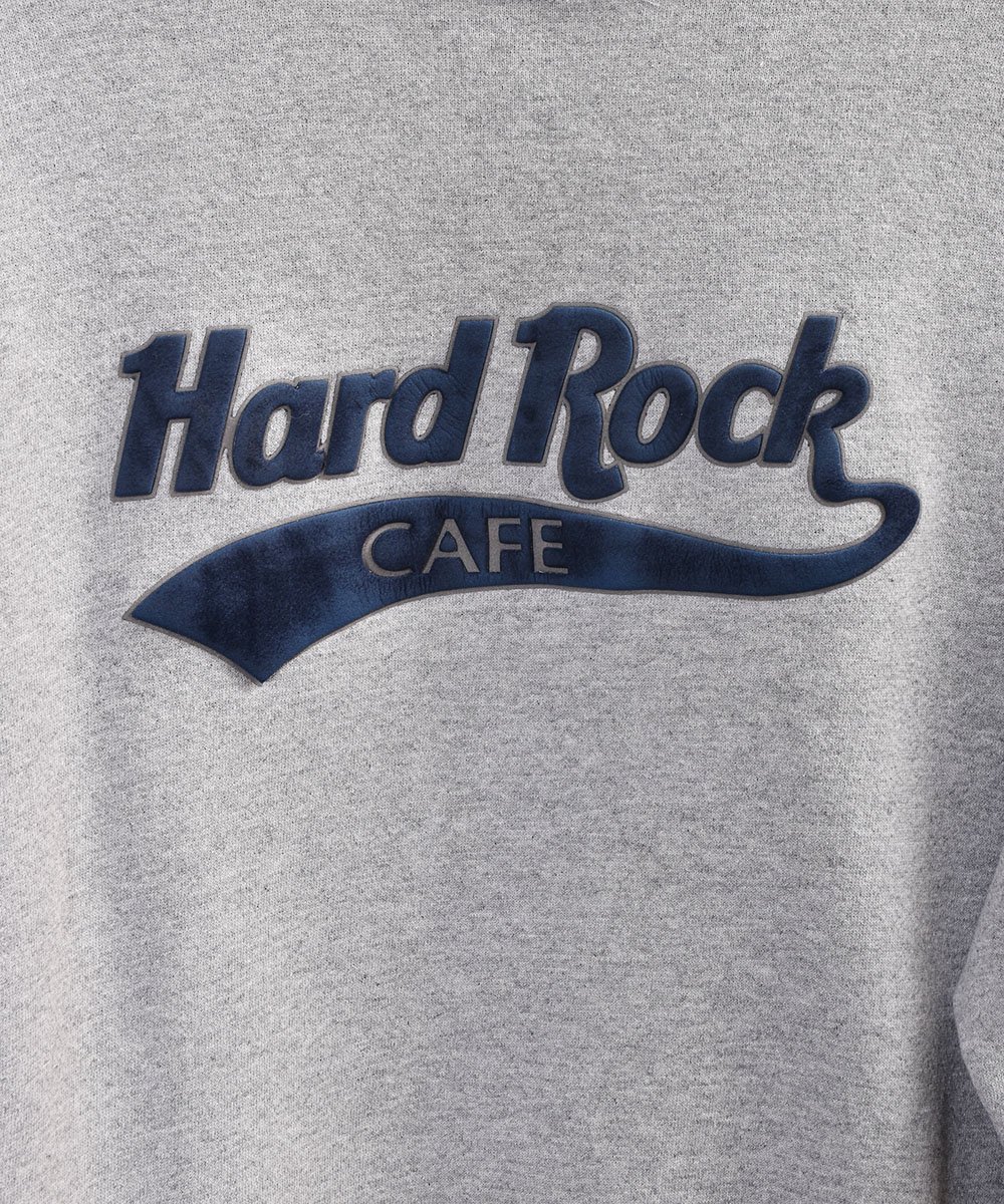 hard rock cafe　ハードロックカフェ　スウェット　フルプリント　白黒