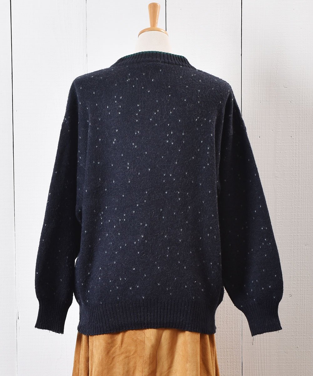 衼å ȥʥ  ɽ  ͥӡáMade in Europe Reindeer Embroidery Sweater Navyͥ