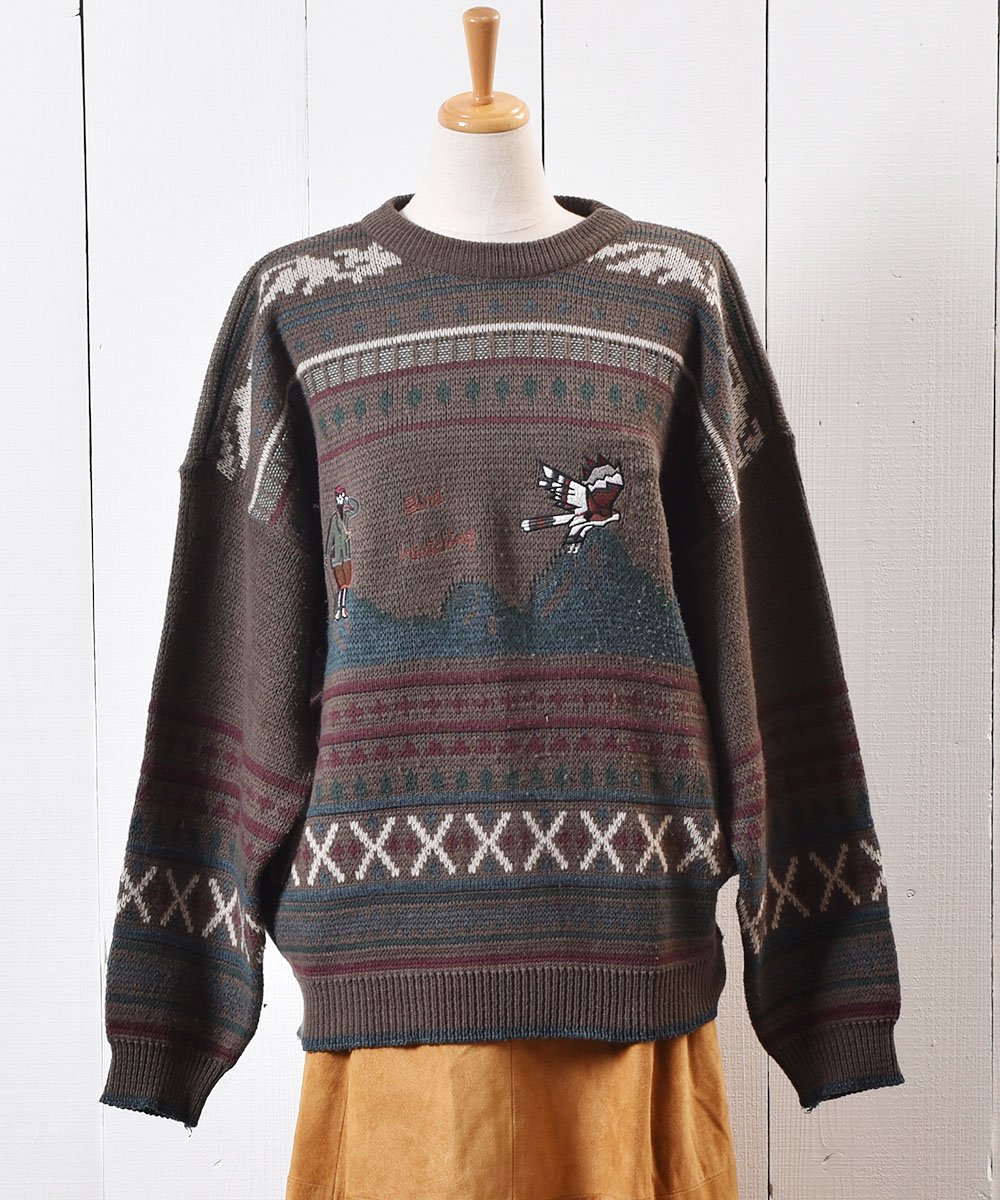  衼å Сɥå ѥå áMade in Europe Bird Watching Patch Sweater  ͥå  岰졼ץե롼 ࡼ