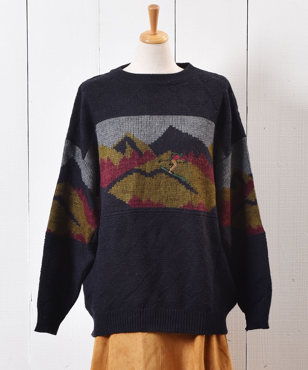  ɥ ȥ꡼ 䡼 ѥå áMade in Germany Country Ski Patch Sweater   ͥå  岰졼ץե롼 ࡼ
