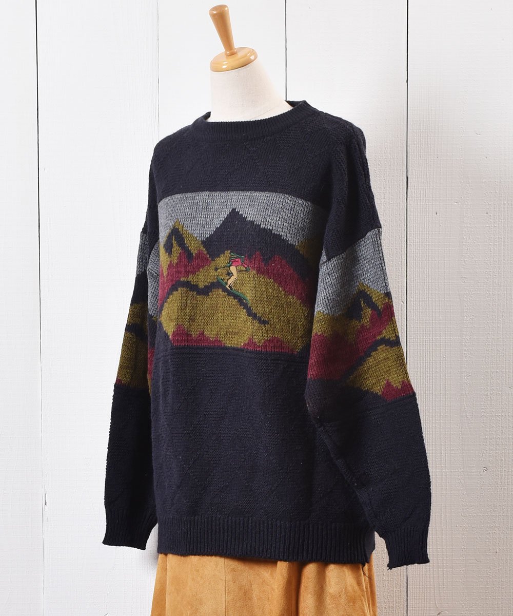 ɥ ȥ꡼ 䡼 ѥå áMade in Germany Country Ski Patch Sweater ͥ
