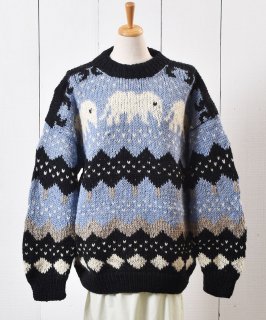 ͥѡ   Made in Nepal Elephant Wool Sweater Υͥå 岰졼ץե롼 ࡼ