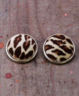 쥪ѡ ٥󥰡Velvet Earrings Leopard Υͥå 岰졼ץե롼 ࡼ