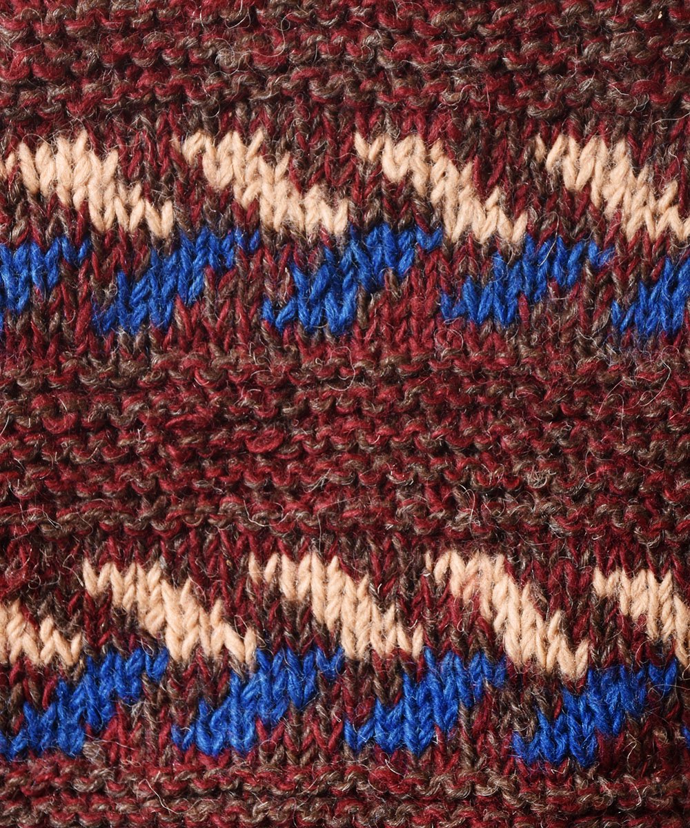 ܡ 㥬 ߥå  Border Jaquard Mix Knit Sweater  
ͥ