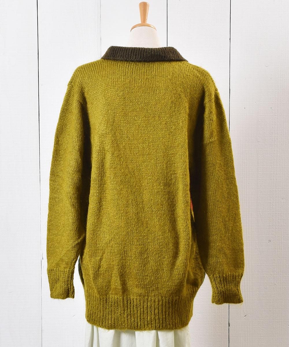   ˥å   Flower Knit Collar Sweaterͥ
