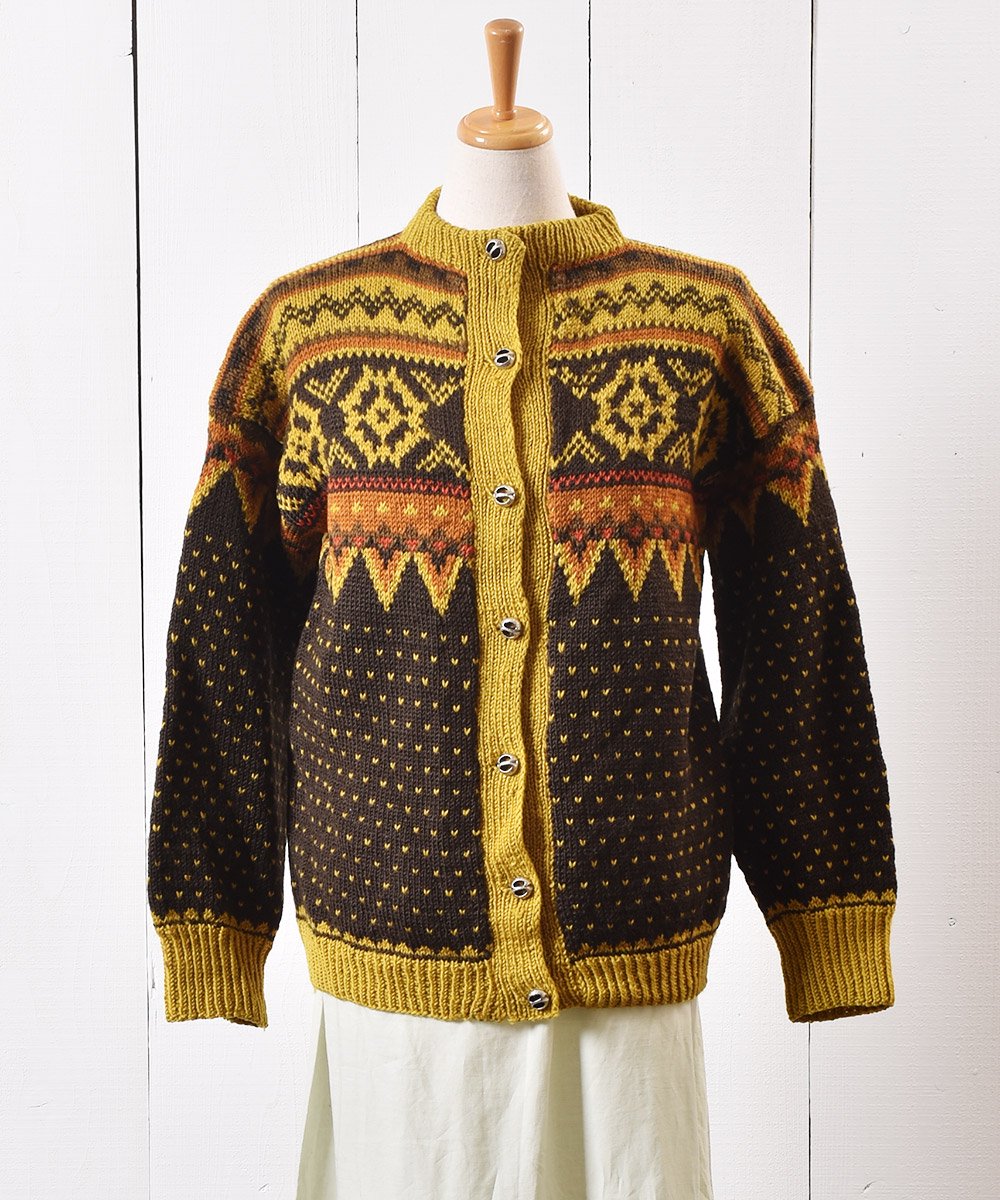 Υǥå ˥å ǥ  Nordic Knit Cardigan  ͥå  岰졼ץե롼 ࡼ