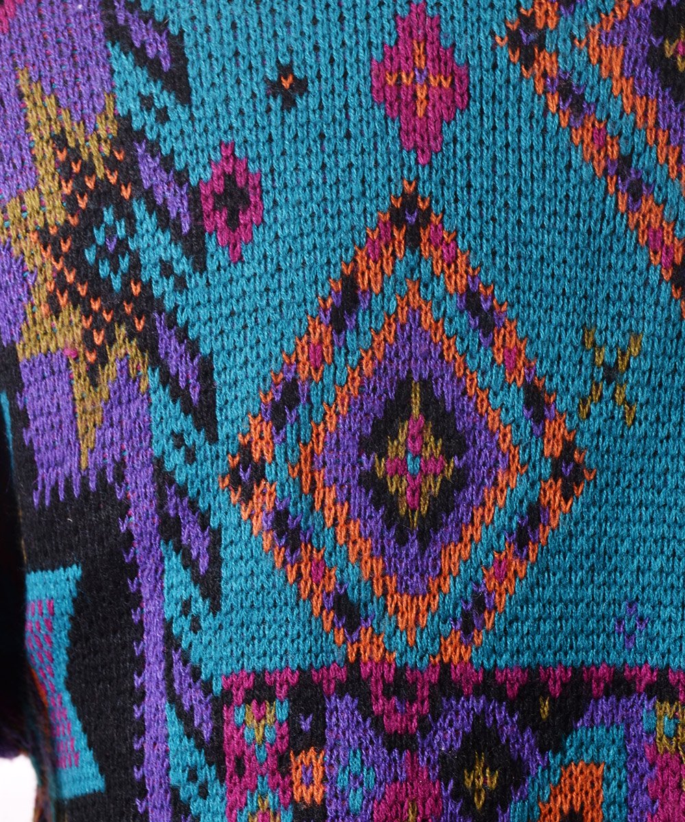  ˥å  ܥ Knit Sweater Geometric Patternͥ