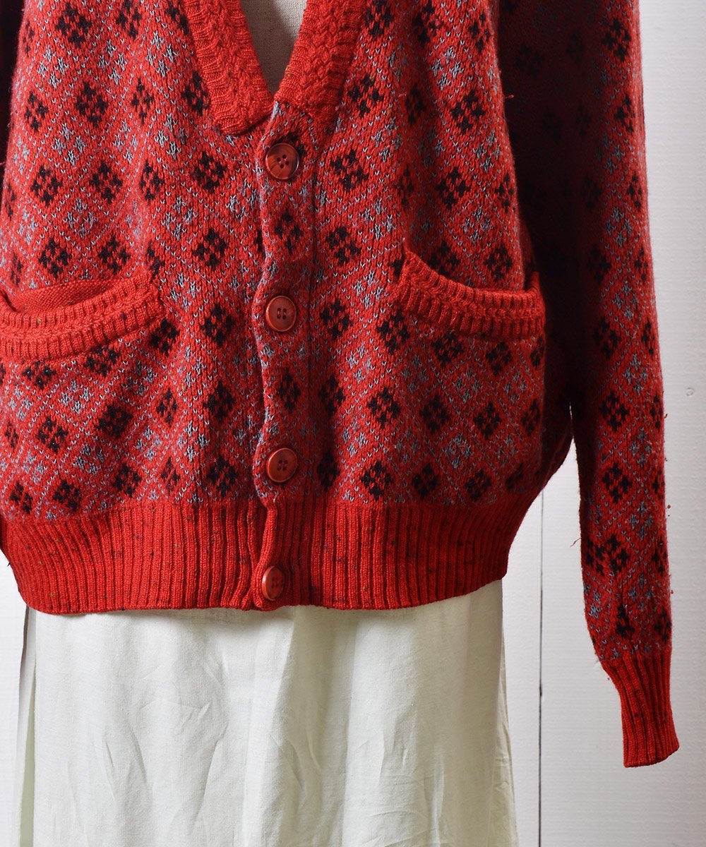 ꥢ  ˥å ǥ Made in Italy Knit Cardigan Argyleͥ