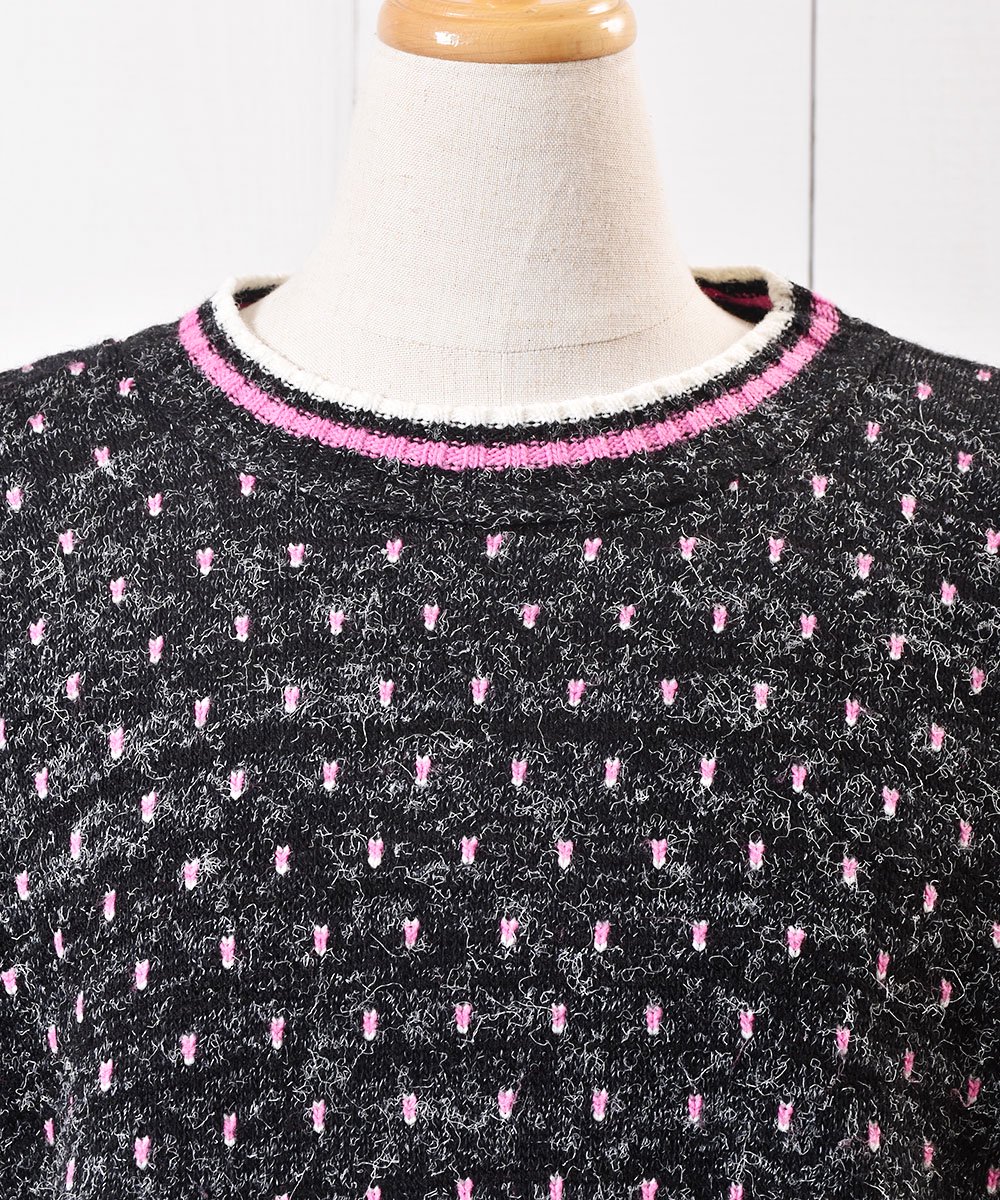 ꥫ ˥å  ɥåȡMade in USA Knit Sweater Dot&Swanͥ