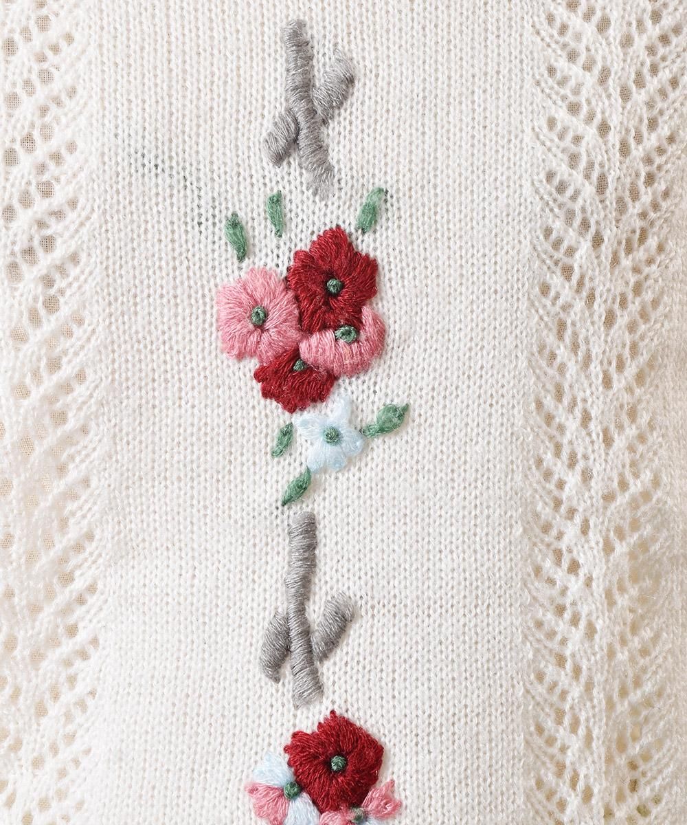 34 割引m高評価なギフト Design Knit 刺繍デザイン ニット ニット セーター レディースm Www Stoilmgt Com