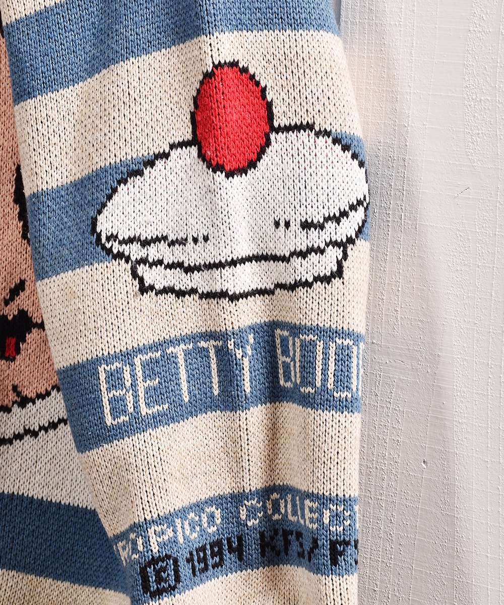 ベティ・ブープ」ボーダーデザイン ヘビーセーター｜”BETTY BOOP 