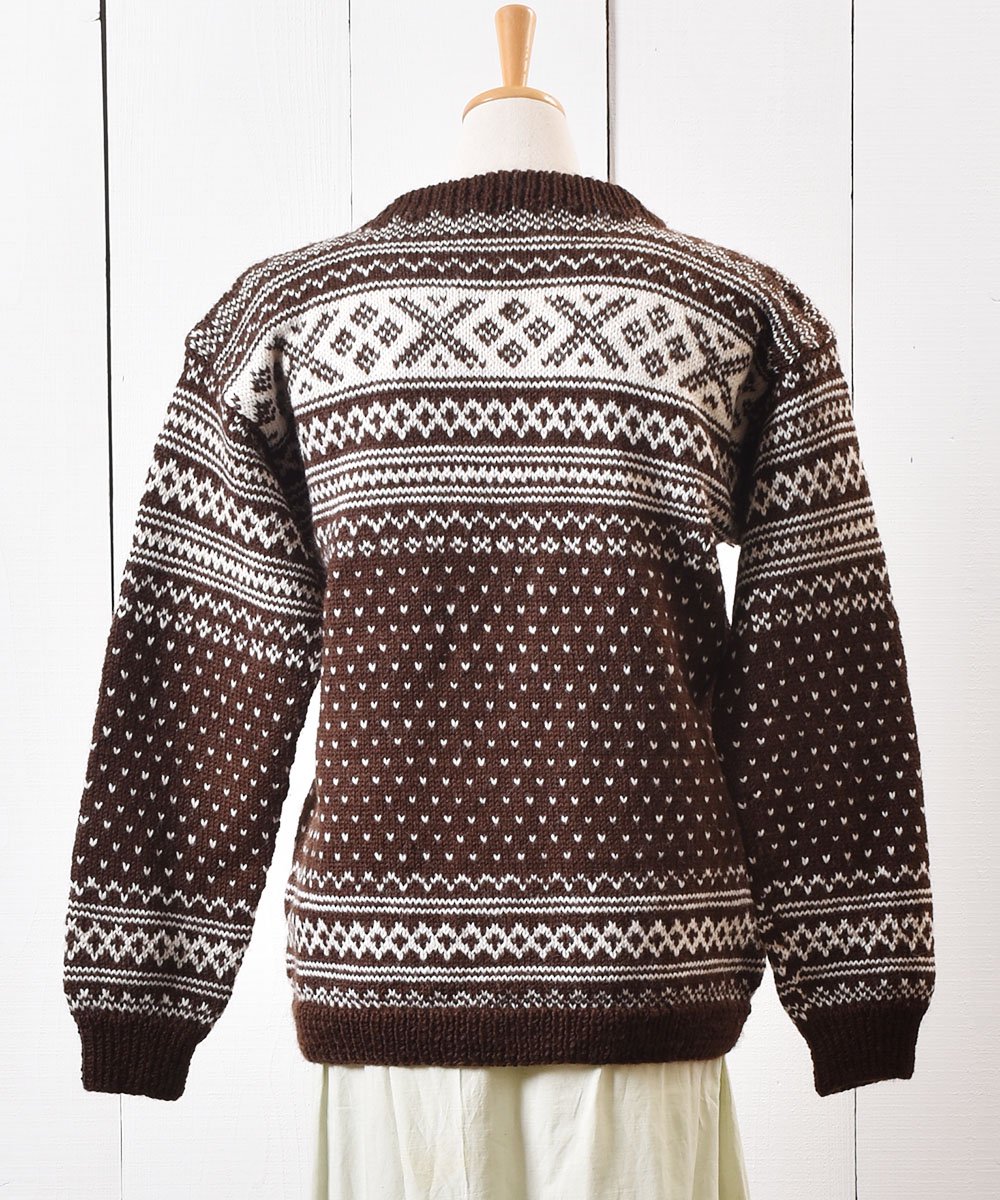 7080ǯ Υǥå ǥ 7080s Nordic Pattern Cardigan ͥ