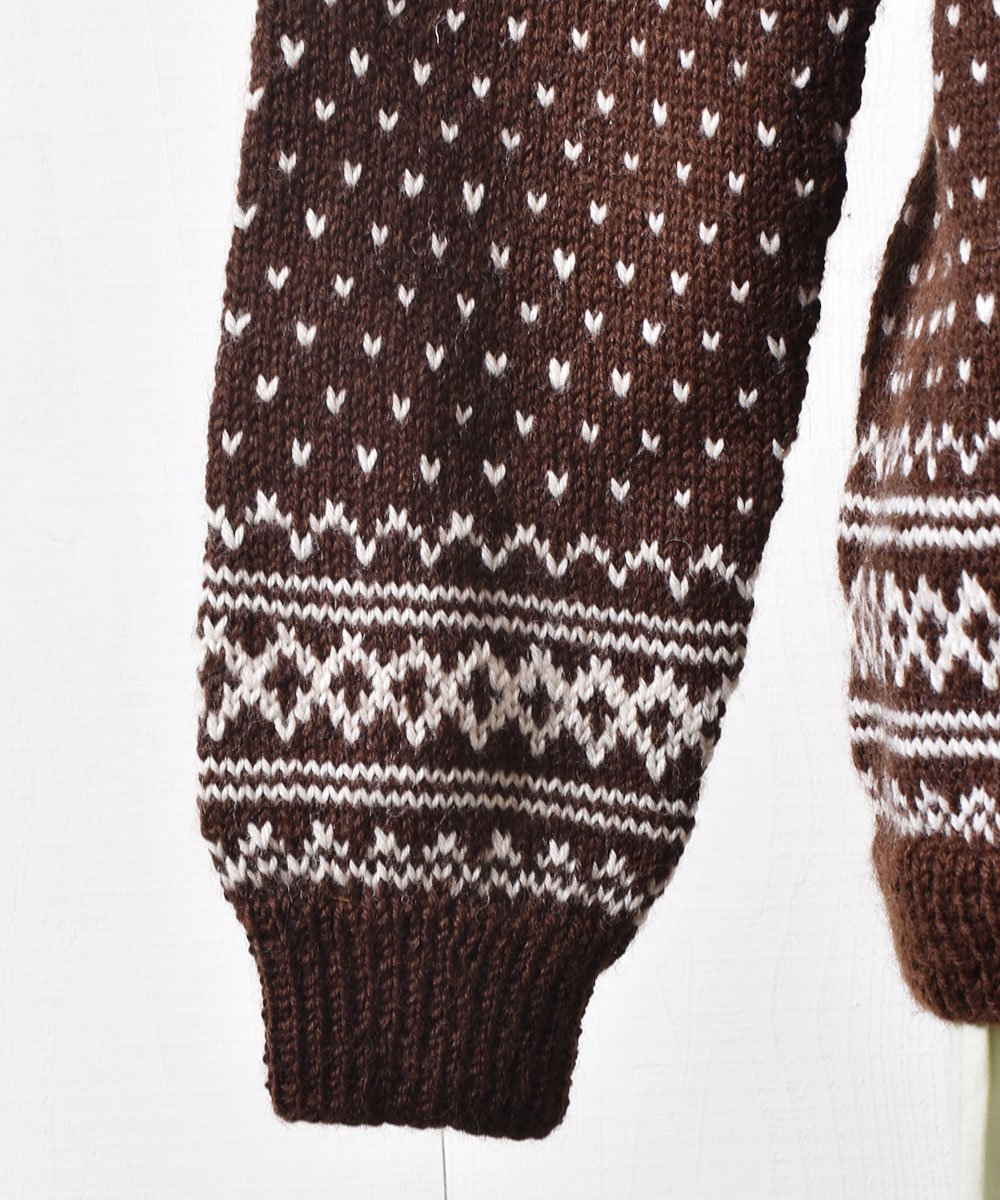 7080ǯ Υǥå ǥ 7080s Nordic Pattern Cardigan ͥ