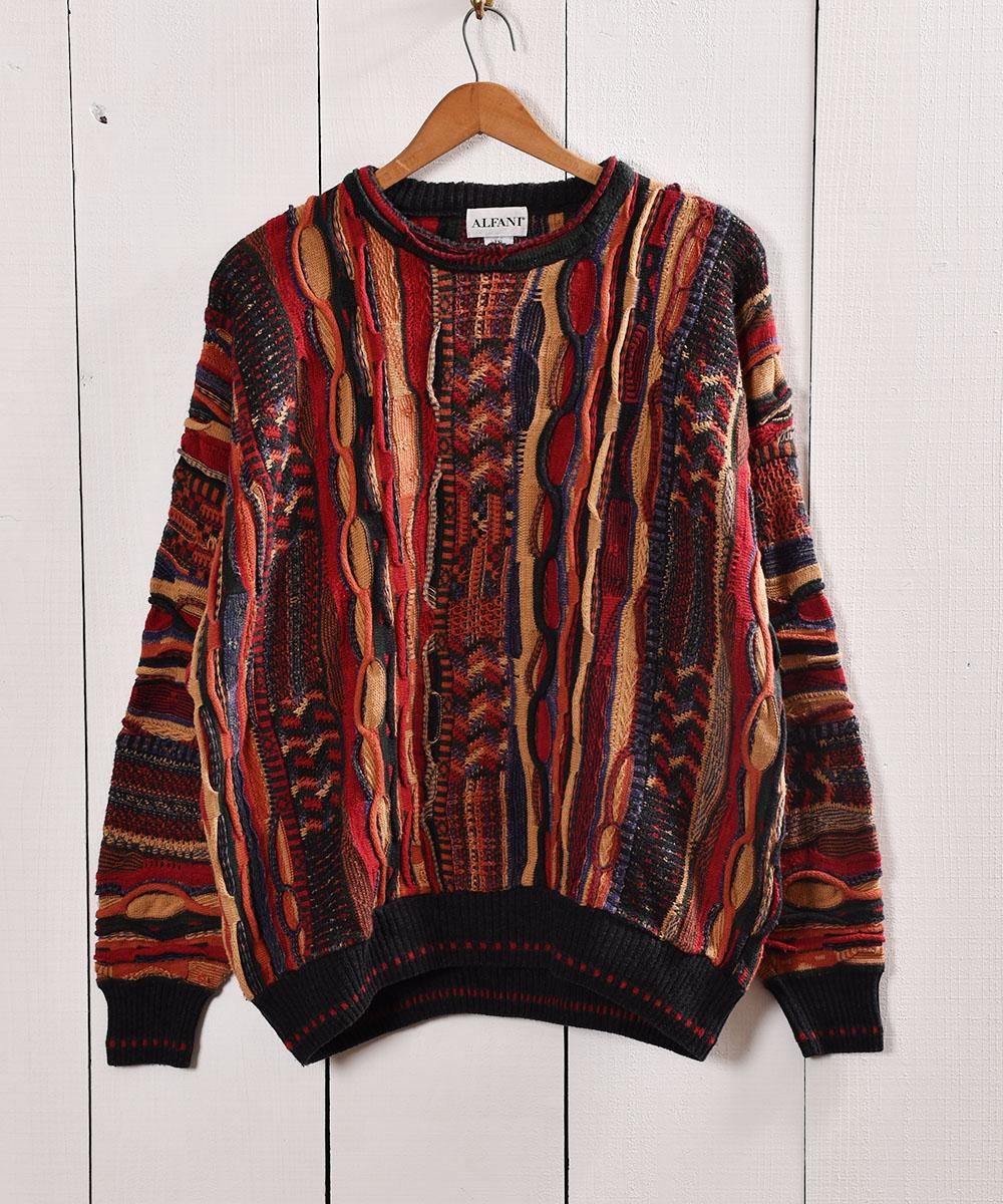 着丈66Coogi ニット　3Dニット