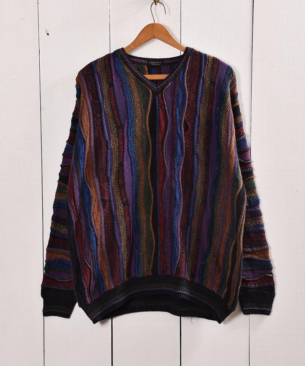 着丈66Coogi ニット　3Dニット