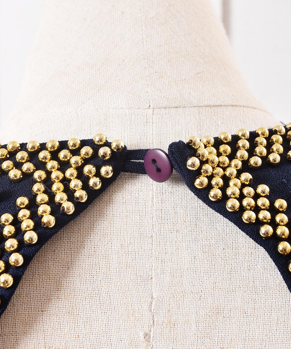 ドット ビーズ ワンピース Dot Beads One Piece 古着のネット通販サイト 古着屋グレープフルーツムーン Grapefruitmoon Onlineshop ヴィンテージアイテム レトロファッション