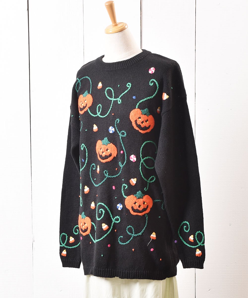 ϥ ܥ åȥ˥å  Jack O' Lantern Cotton Knit Sweater ͥ