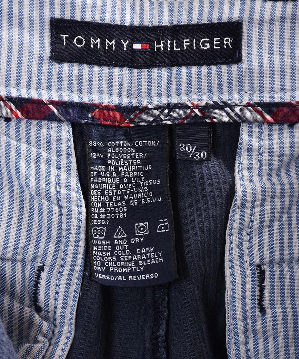 トミーヒルフィガー」細畝コーデュロイ タック入りパンツ W32｜”Tommy