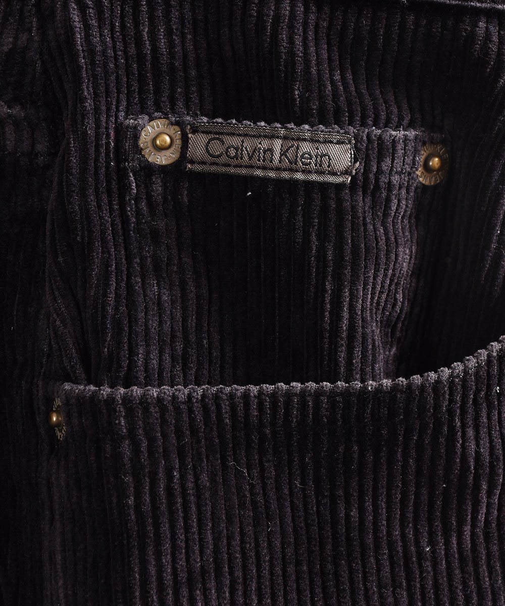 ꥫ֥Х󥯥饤׺ǥ ѥ  W35áCalvin Klein Jeans Corduroy Pants Blackͥ