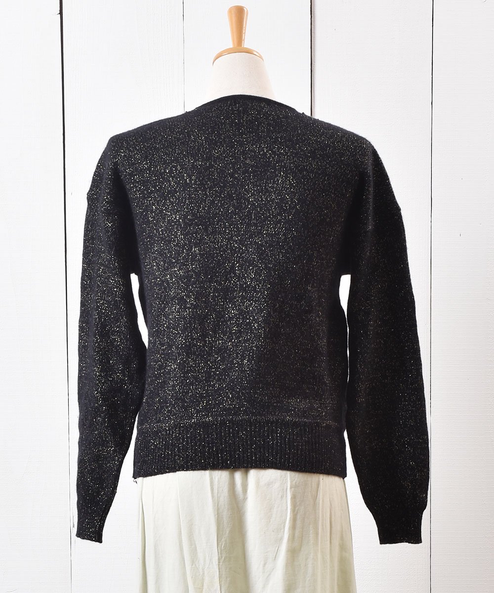 ɥ ӡɽ Vͥå  Gold Lame Beaded Embroidery Sweater ͥ