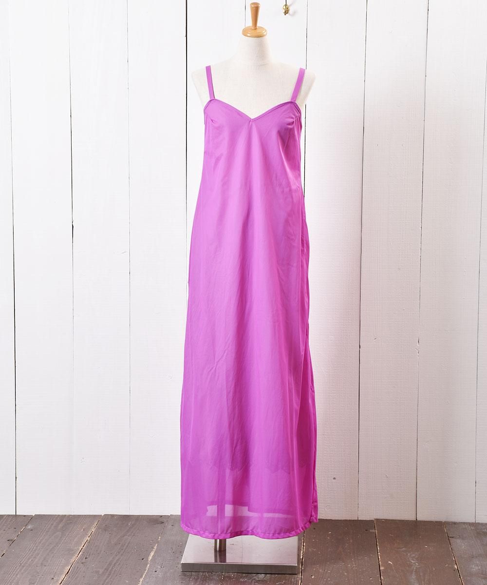 ランジェリー ワンピース 無地 lingerie one piece plain 古着のネット通販サイト 古着屋グレープフルーツムーン grapefruitmoon onlineshop ヴィンテージアイテム レトロファッション