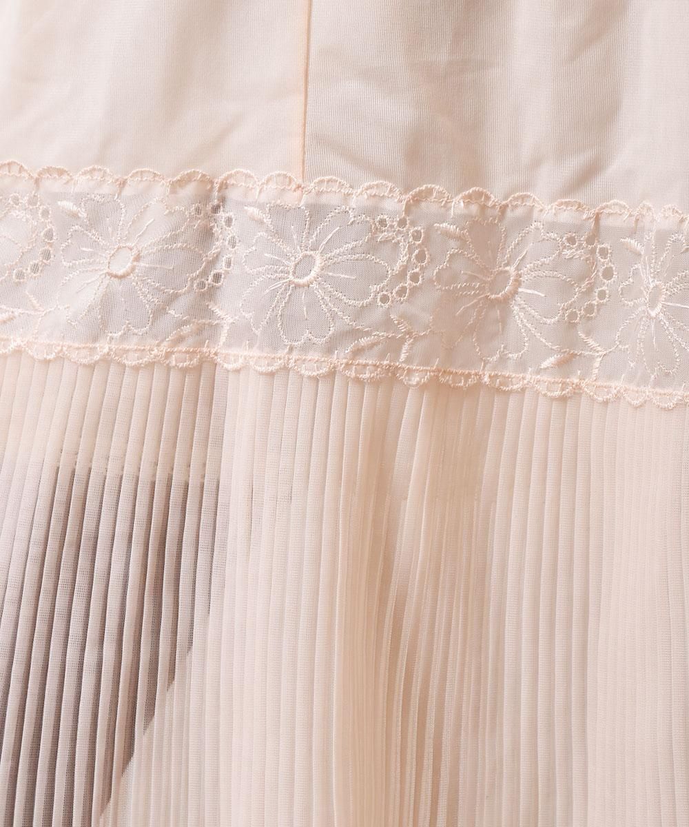 ランジェリー ワンピース レース＆プリーツ｜Lingerie One-Piece