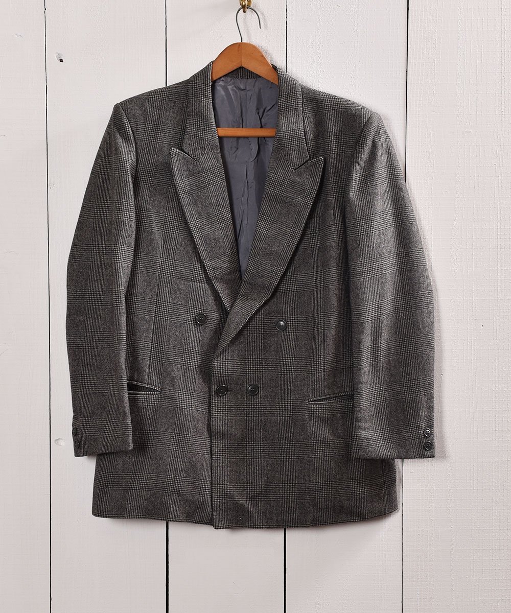 ϥɥȥ ֥֥쥹 ơ顼ɥ㥱åȡDouble Breasted Tailored Jacket Grey  ͥå  岰졼ץե롼 ࡼ