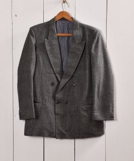 ϥɥȥ ֥֥쥹 ơ顼ɥ㥱åȡDouble Breasted Tailored Jacket Grey Υͥå 岰졼ץե롼 ࡼ