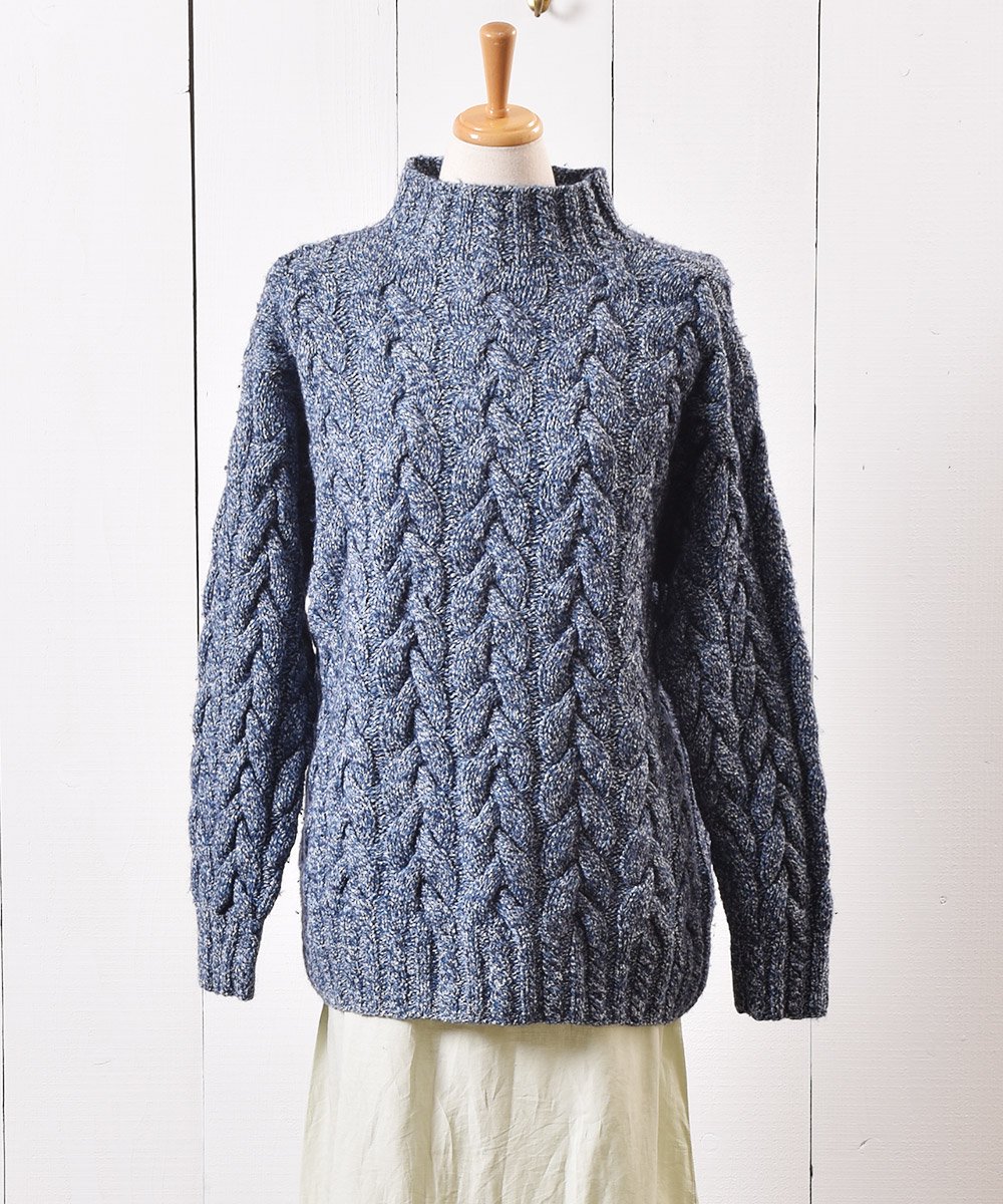  ֥˥å ֥ȥ  Cable Knit Rib Turtle-Neck  Sweater   ͥå  岰졼ץե롼 ࡼ