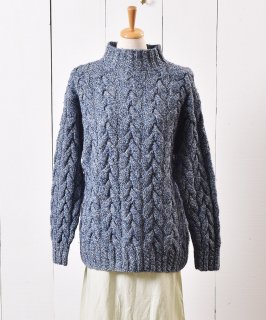 奱֥˥å ֥ȥ  Cable Knit Rib Turtle-Neck  Sweater  Υͥå 岰졼ץե롼 ࡼ