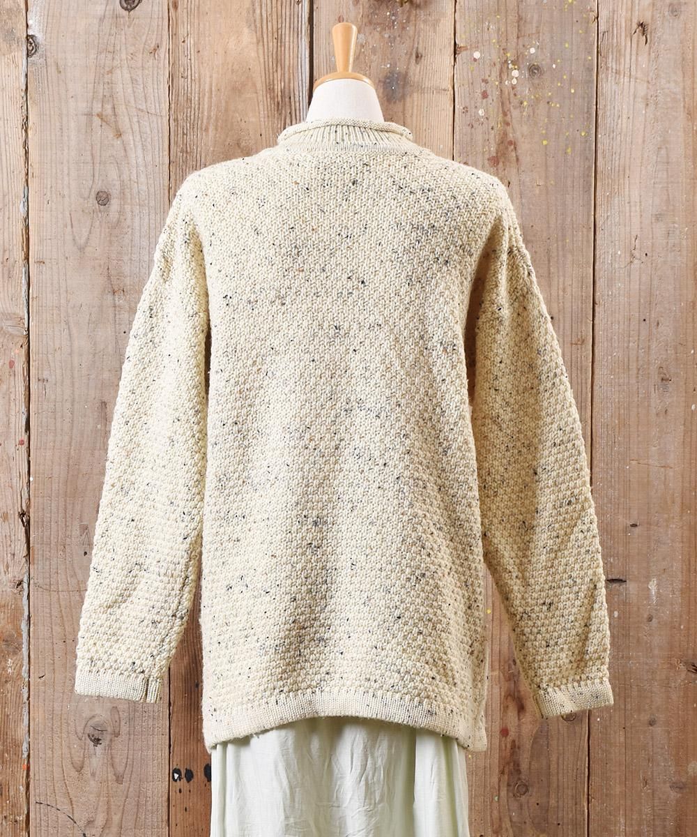 åȥ եå㡼ޥ ˥å   ߥåͥåסMade in Scotland Fisherman Knit Sweater Mix Nepͥ