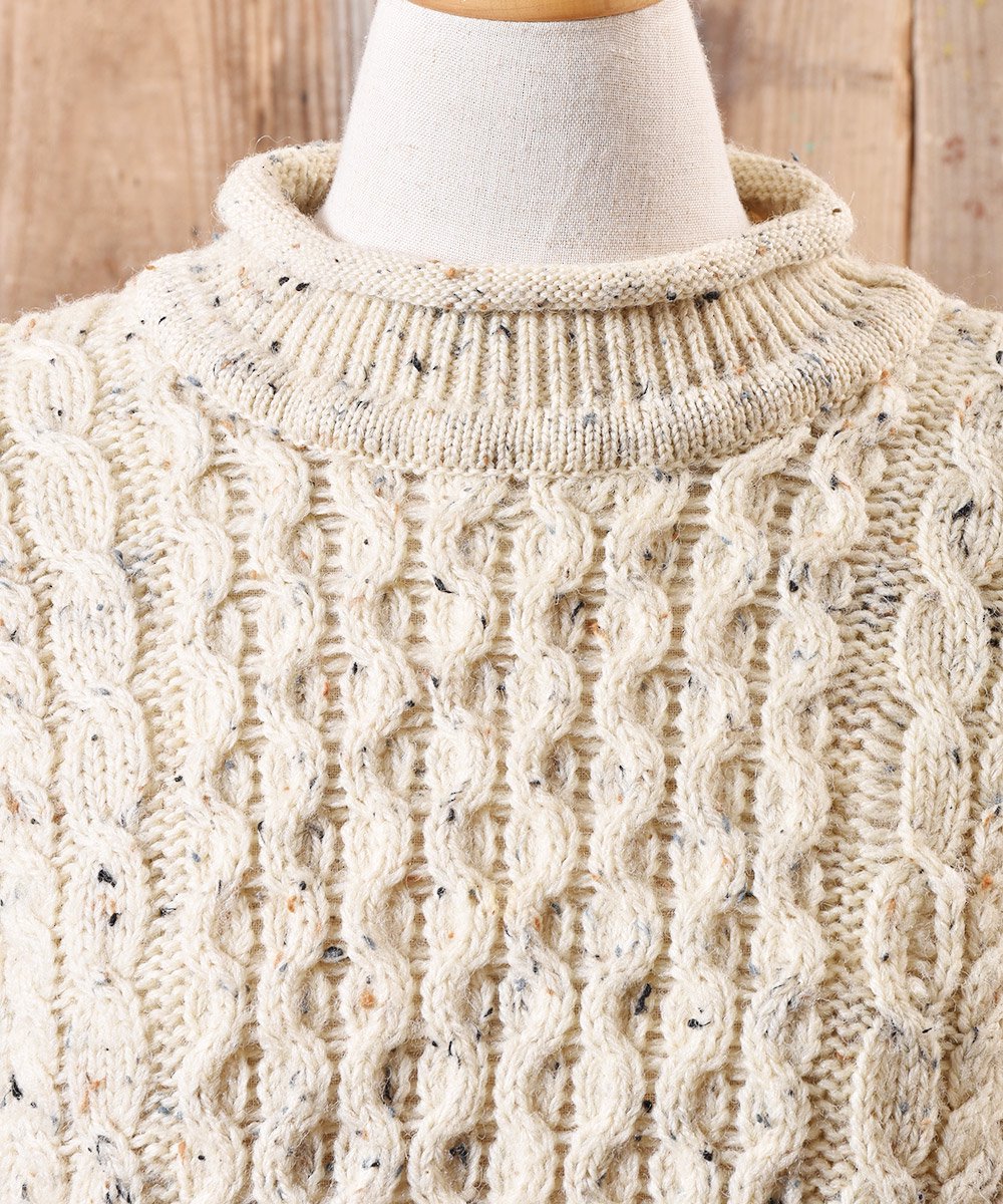 åȥ եå㡼ޥ ˥å   ߥåͥåסMade in Scotland Fisherman Knit Sweater Mix Nepͥ