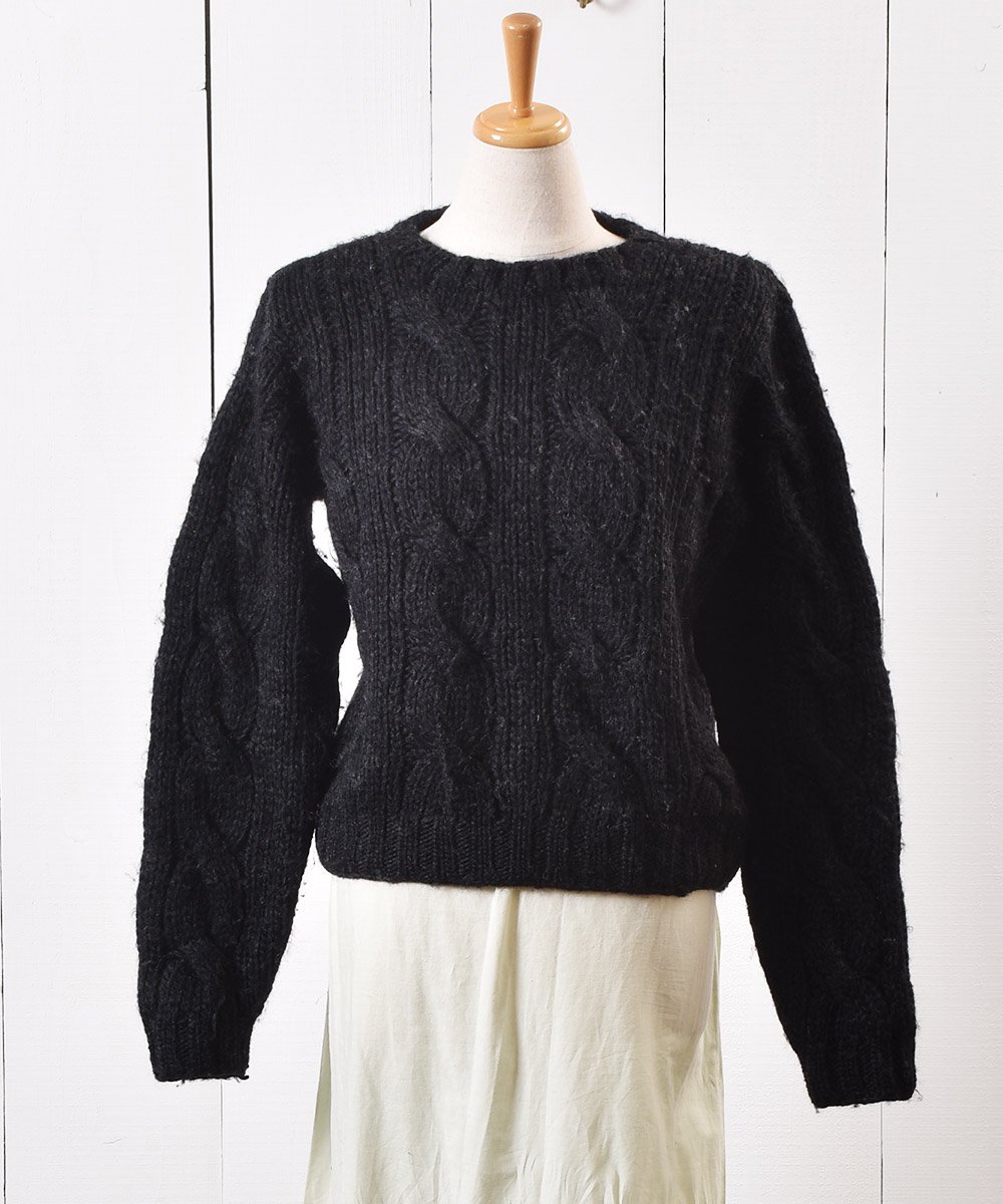  ֥  ˥å  ̵ϡCable Knit Sweater Plain   ͥå  岰졼ץե롼 ࡼ