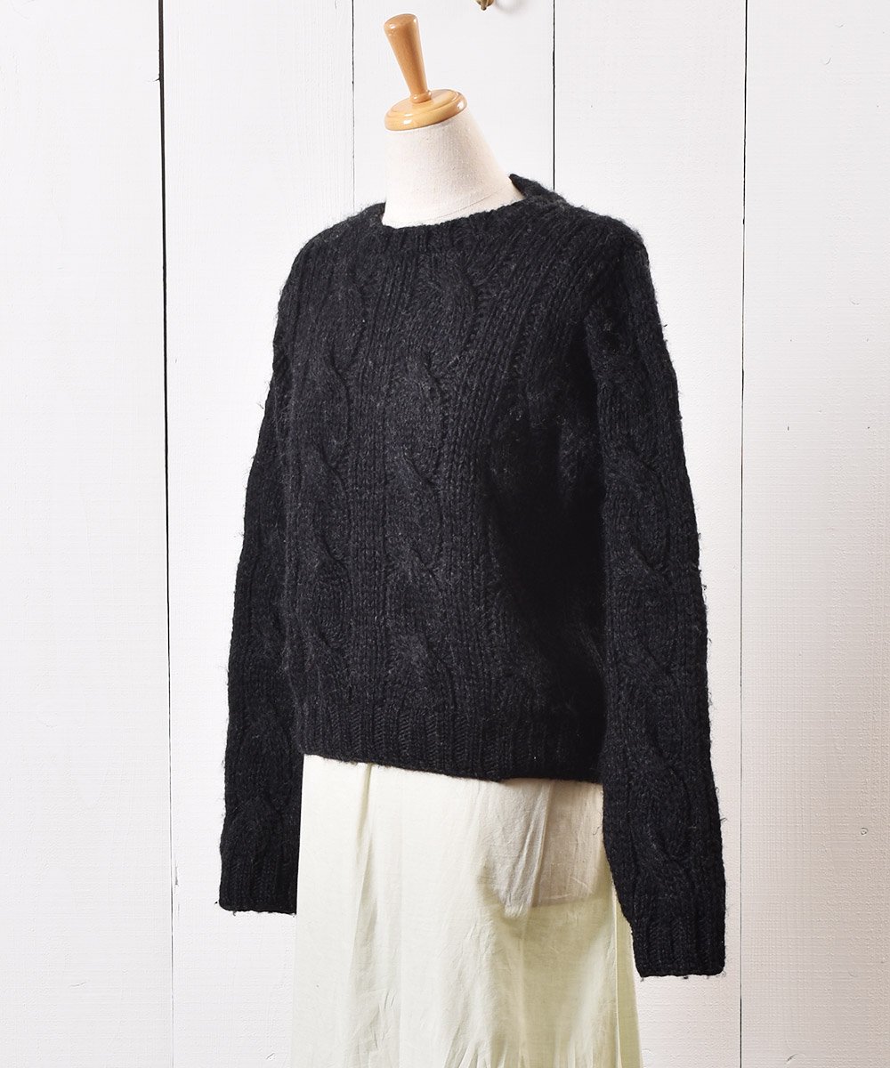 ֥  ˥å  ̵ϡCable Knit Sweater Plain ͥ